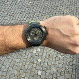 Tissot T Race Chronograph Black Dial Green Rubber Strap Watch for Men - T141.417.37.061.02