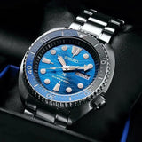  Shop Authentic Seiko Prospex Save The Ocean Diver's Automatic Blue Dial Silver Steel Strap Watch for Men - SRPD21J1 - Luxxuri