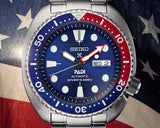  Shop Authentic Seiko Prospex PADI Special Edition Automatic Blue Dial Silver Steel Strap Watch for Men - SRPE99 - Luxxuri