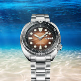  Shop Authentic Seiko Prospex US Special Edition King Turtle Automatic Brown Dial Silver Steel Strap Watch for Men - SRPH55 - Luxxuri