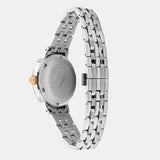 Seiko Presage Cocktail Time Skydiving Automatic Diamonds Mother of Pearl Dial Silver Steel Strap Watch for Women - SRE009J1