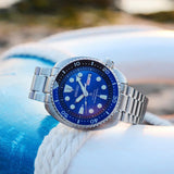  Shop Authentic Seiko Prospex Save The Ocean Diver's Automatic Blue Dial Silver Steel Strap Watch for Men - SRPD21J1 - Luxxuri
