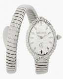 Just Cavalli Unica Silver Dial Silver Steel Strap Watch for Women - JC1L322M0015