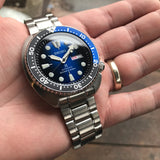  Shop Authentic Seiko Prospex Deep Blue Batman Turtle Diver's Automatic Blue Dial Silver Steel Strap Watch for Men - SRPC25J1 - Luxxuri