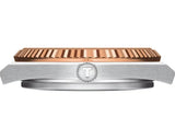 Tissot PRX Powermatic 80 18K Gold Brown Dial Silver Steel Strap Watch for Men - T931.407.41.291.00