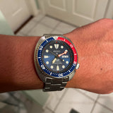  Shop Authentic Seiko Prospex PADI Special Edition Automatic Blue Dial Silver Steel Strap Watch for Men - SRPE99 - Luxxuri