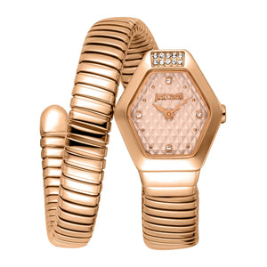 Just Cavalli Splora Rose Gold Dial Rose Gold Steel Strap Watch for Women - JC1L394M0045