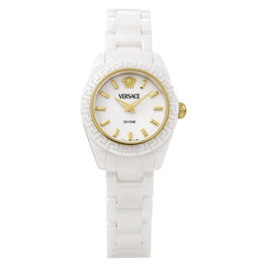  Shop Authentic Versace DV One Mini White Dial White Ceramic Dial Watch for Women - VE9F00224 - Luxxuri