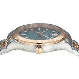  Shop Authentic Versace Hellenyium Quartz Green Dial Two Tone Steel Strap Watch for Men - VEVK01324 - Luxxuri