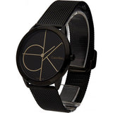 Shop Authentic Calvin Klein Minimal Black Dial Black Mesh Bracelet Watch for Women - K3M224X1 - Luxxuri