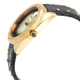  Shop Authentic Versace Shadov Quartz Gold Dial Black Leather Strap Watch for Women - VEBM01118 - Luxxuri