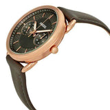  Shop Authentic Fossil Tailor Grey Dial Grey Leather Strap Watch for Women - ES3913 - Luxxuri