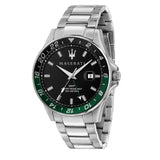  Shop Authentic Maserati SFIDA Chronograph Black Dial Silver Steel Strap Watch For Men - R8853140005 - Luxxuri