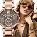  Shop Authentic Michael Kors Sawyer Rose Gold Dial Rose Gold Steel Strap Watch for Women - MK6226 - Luxxuri