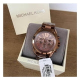 Shop Authentic Michael Kors Bradshaw Chronograph Brown Dial Brown Steel Strap Watch For Women - MK6247 - Luxxuri