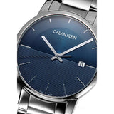  Shop Authentic Calvin Klein City Blue Dial Silver Steel Strap Watch for Men - K2G2G14Q - Luxxuri