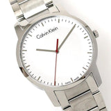  Shop Authentic Calvin Klein City Quartz White Dial Silver Steel Strap Watch for Men - K2G2G1Z6 - Luxxuri