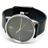  Shop Authentic Calvin Klein Accent Black Dial Black Leather Strap Watch for Men - K2Y2X1C3 - Luxxuri