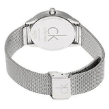  Shop Authentic Calvin Klein Minimal Grey Dial Silver Mesh Bracelet Watch for Women - K3M2212X - Luxxuri