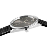  Shop Authentic Calvin Klein Accent Black Dial Black Leather Strap Watch for Women  - K2Y2Y1C3 - Luxxuri