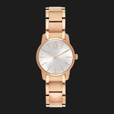  Shop Authentic Calvin Klein City White Mother of Pearl Dial Rose Gold Steel Strap Watch for Women - K2G23646 - Luxxuri