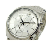  Shop Authentic Calvin Klein Masculine Chronograph White Dial Silver Steel Strap Watch for Men - K2H27126 - Luxxuri