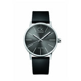  Shop Authentic Calvin Klein Minimal Black Dial Black Leather Strap Watch for Men - K7621107 - Luxxuri