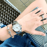  Shop Authentic Burberry The City White Dial Silver Steel Strap Watch for Women - BU9144 - Luxxuri
