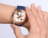 Shop Authentic Guess G Twist White Dial Blue Silicone Strap Watch For Women - W0911L6 - Luxxuri
