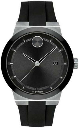  Shop Authentic Movado Bold Fusion Black Dial Black Silicone Strap Watch for Men - 3600624 - Luxxuri