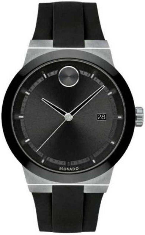  Shop Authentic Movado Bold Fusion Black Dial Black Silicone Strap Watch for Men - 3600624 - Luxxuri
