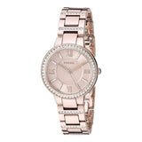  Shop Authentic Fossil Virginia Pink Dial Pink Steel Strap Watch for Women - ES4482 - Luxxuri