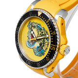  Shop Authentic Gucci Dive Tiger Yellow Dial Yellow Rubber Strap Watch For Men - YA136317 - Luxxuri
