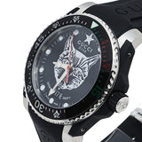  Shop Authentic Gucci Dive Feline Black Dial Black Rubber Strap Watch For Men - YA136323 - Luxxuri