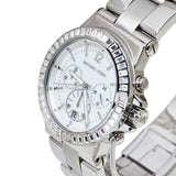  Shop Authentic Michael Kors Dylan Glitz Chronograph White Dial Silver Steel Strap Watch For Women - MK5411 - Luxxuri
