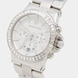 Shop Authentic Michael Kors Dylan Glitz Chronograph White Dial Silver Steel Strap Watch For Women - MK5411 - Luxxuri