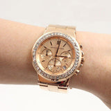  Shop Authentic Michael Kors Dylan Rose Gold Rose Gold Steel Strap Watch for Women - MK5586 - Luxxuri