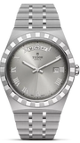  Shop Authentic Tudor Royal Day Date Diamonds Automatic Silver Dial Silver Steel Strap Watch for Men - M28600-0002 - Luxxuri