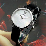  Shop Authentic Emporio Armani Modern White Dial Black Leather Strap Watch For Women - AR11159 - Luxxuri