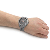  Shop Authentic Tommy Hilfiger Lars Chronograph Black Dial Black Steel Strap Watch For Men - 1792061 - Luxxuri