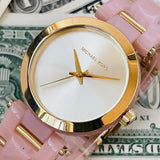  Shop Authentic Michael Kors Delray Rose Gold Dial Pink Steel Strap Watch for Women - MK4316 - Luxxuri