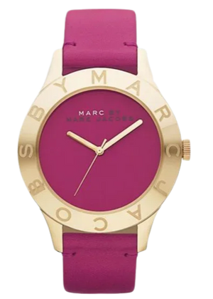  Shop Authentic Marc Jacobs Blade Purple Dial Purple Leather Strap Watch for Women - MBM1203 - Luxxuri