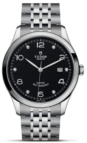  Shop Authentic Tudor 1926 Automatic Diamonds Black Dial Silver Steel Strap Watch for Men - M91650-0004 - Luxxuri