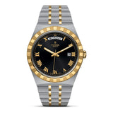  Shop Authentic Tudor Royal Automatic Black Dial Two Tone Steel Strap Watch for Men - M28603-0003 - Luxxuri