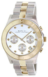  Shop Authentic Marc Jacobs Blade Chronograph Silver Dial Two Tone Steel Strap Watch for Women - MBM3177 - Luxxuri