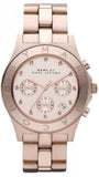  Shop Authentic Marc Jacobs Blade Chronograph Rose Gold Dial Rose Gold Steel Strap Watch for Women - MBM3102 - Luxxuri
