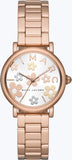  Shop Authentic Marc Jacobs Classic White Dial Rose Gold Steel Strap Watch for Women - MJ3582 - Luxxuri
