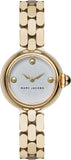 Marc Jacobs Courtney White Dial Gold Steel Strap Watch for Women - MJ3457