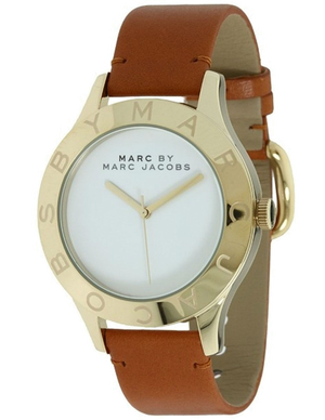  Shop Authentic Marc Jacobs Blade White Dial Brown Leather Strap Watch for Women - MBM1218 - Luxxuri