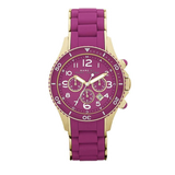  Shop Authentic Marc Jacobs Rock Chronograph Purple Dial Purple Silicone Strap Watch for Women - MBM2576 - Luxxuri